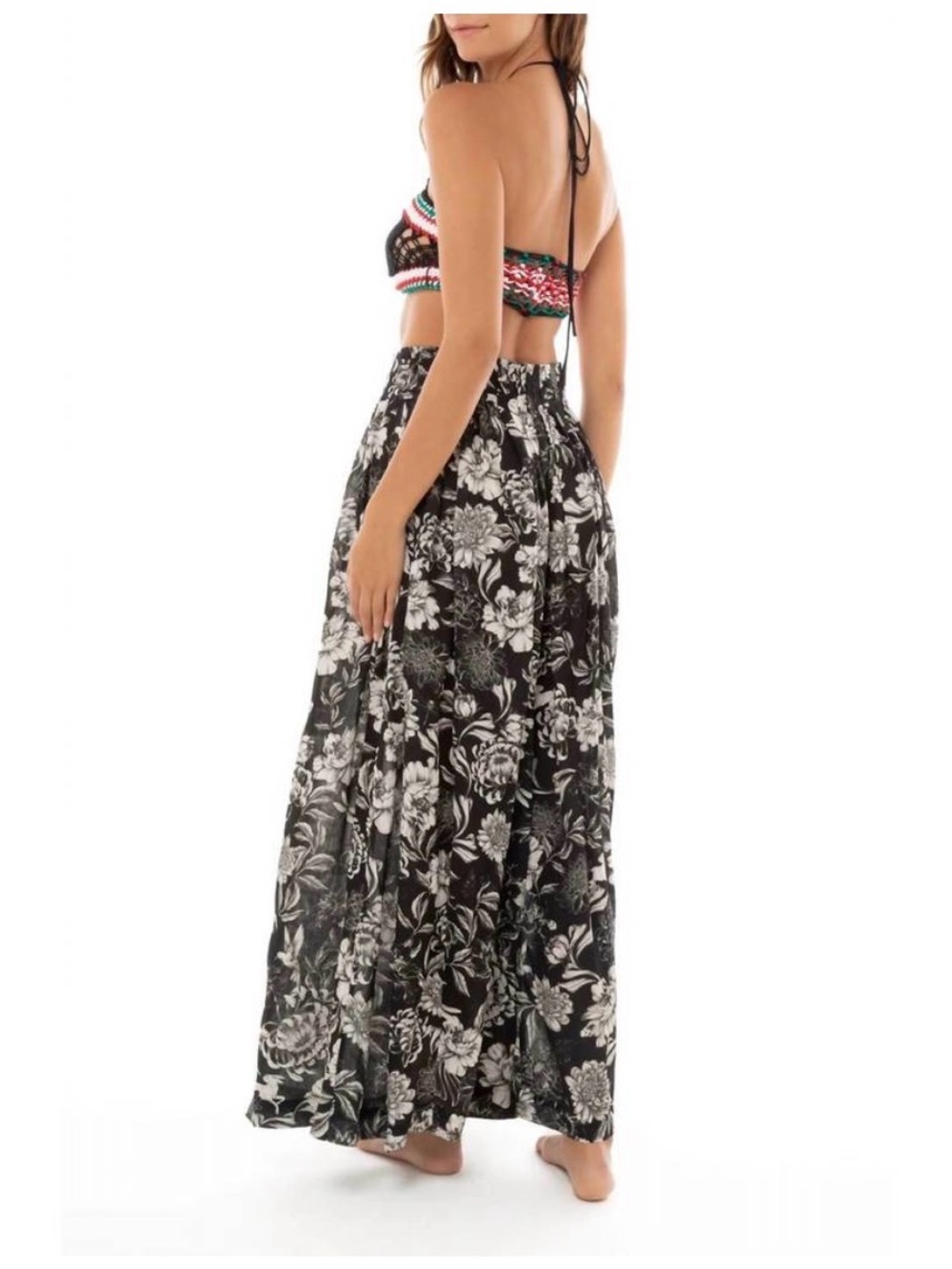 Revolve Agua Bendita Wide-Leg Pants - NWT M - Picture 4 of 4